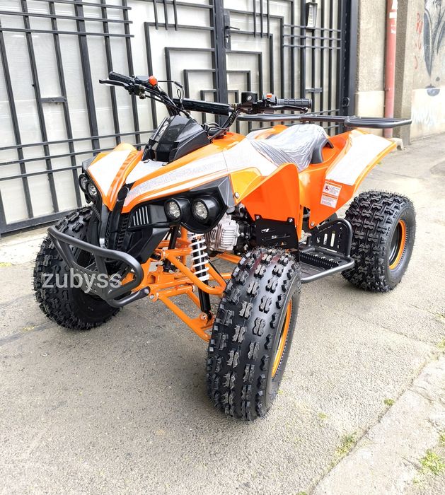 ATV 125cc Raptor Copii Benzina 4Timpi Roti 8 inch Sasiu Ranforsat