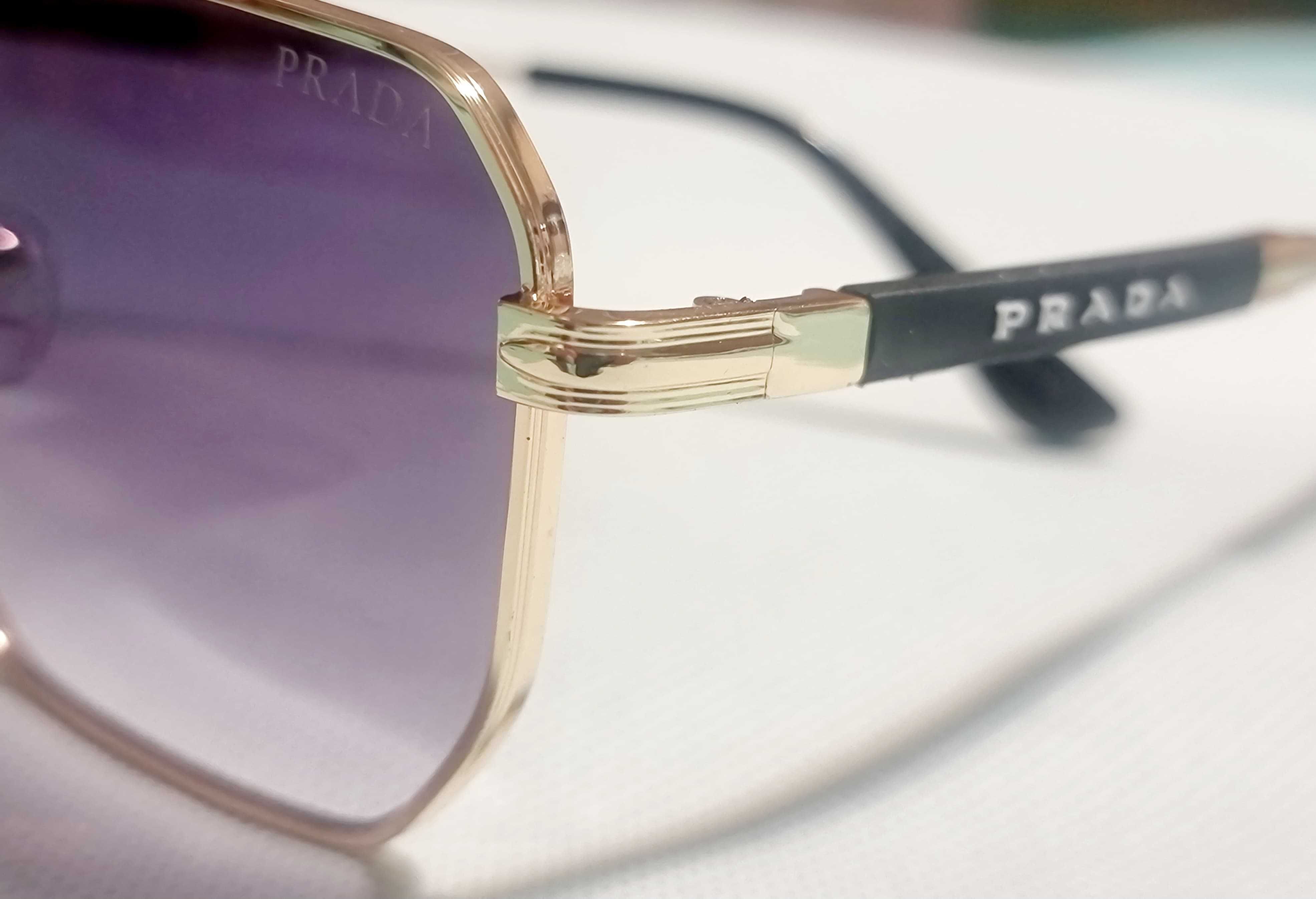 Ochelari de soare Prada lentile mov degrade