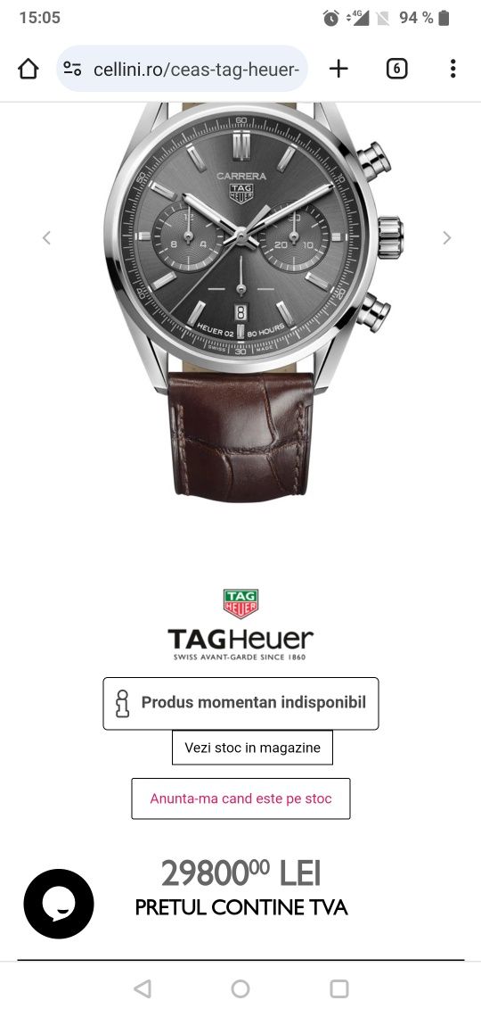 Tag Heuer Carrera 80 Hours Heuer 02