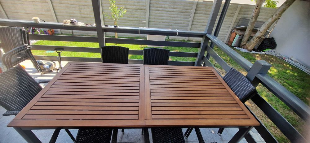 Set Masă exterior cu 6 scaune