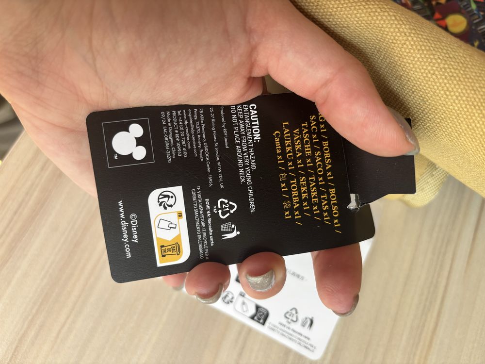 Раница Муфаса Цар Лъв Дисни оригинален merch limited edition