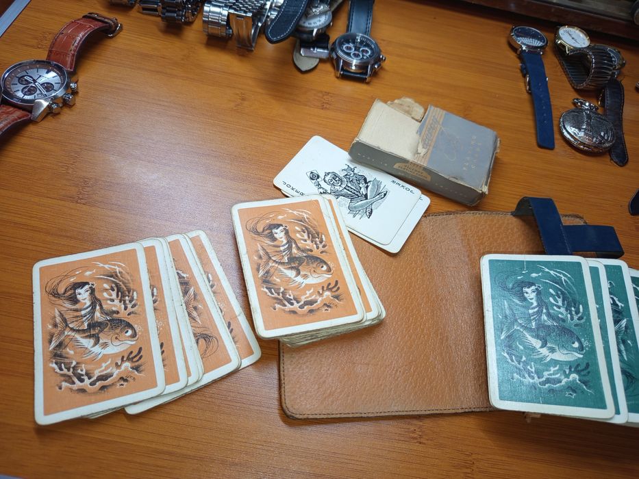 Set de cărți de joc vintage " Playing Card",Made în Anglia,anii 30-40