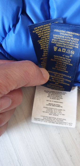 POLO Ralph Lauren Mens Down Jacket Size M ОРИГИНАЛ! Мъжко пухено Яке!