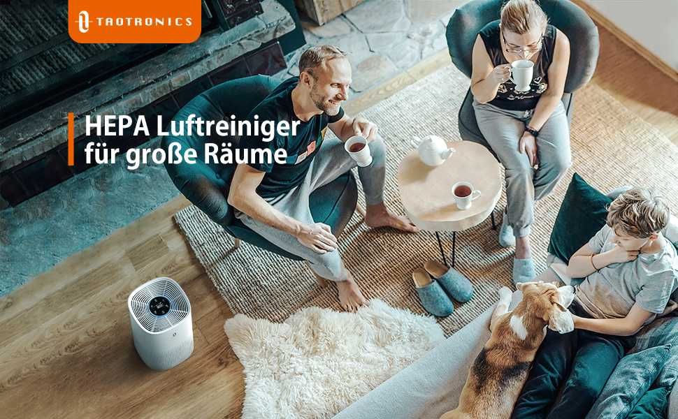 TaoTronics Air Purifier-пречиствател на въздух, с H13 HEPA филтър