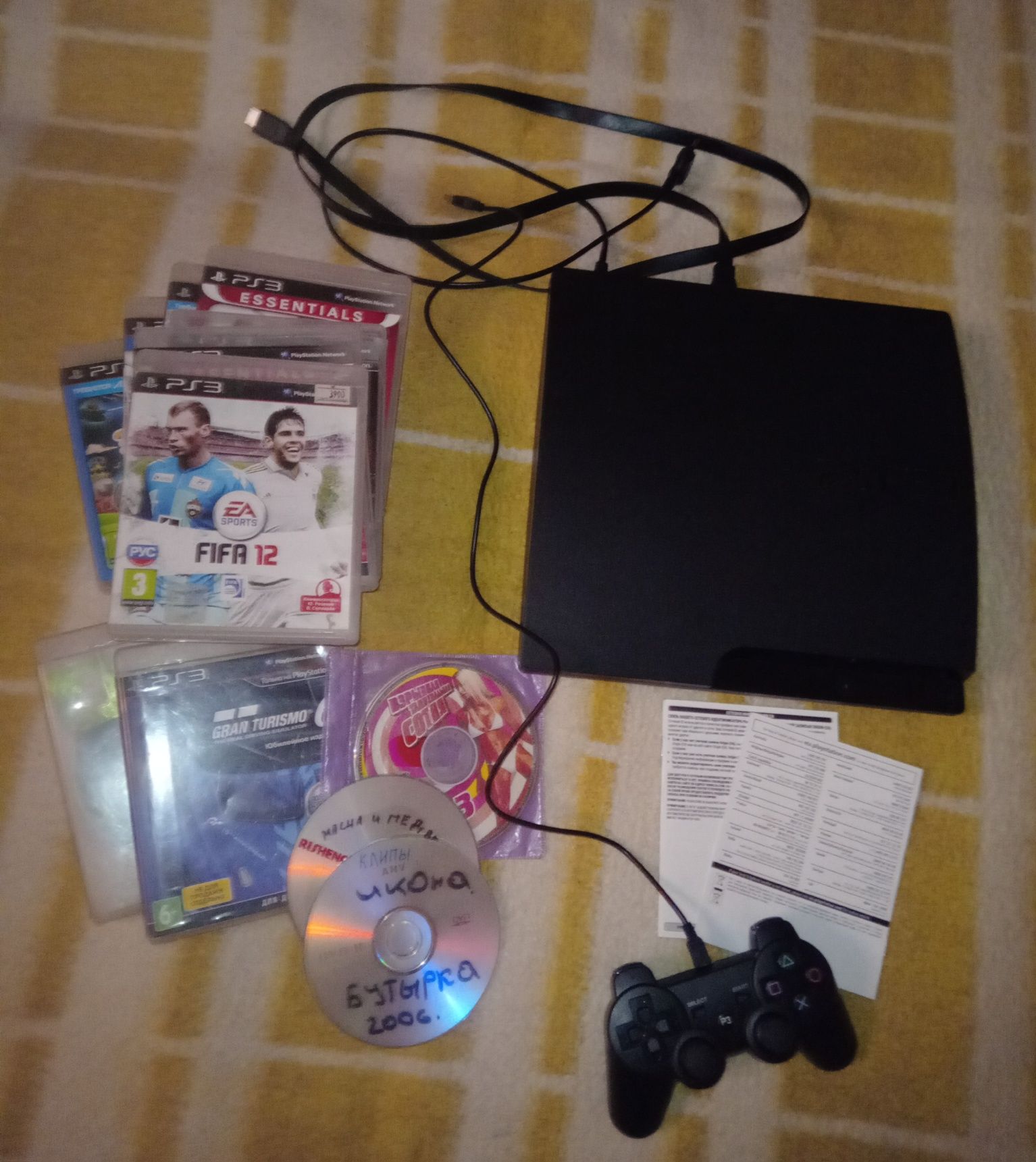 PlayStation Slim 3 с дисками