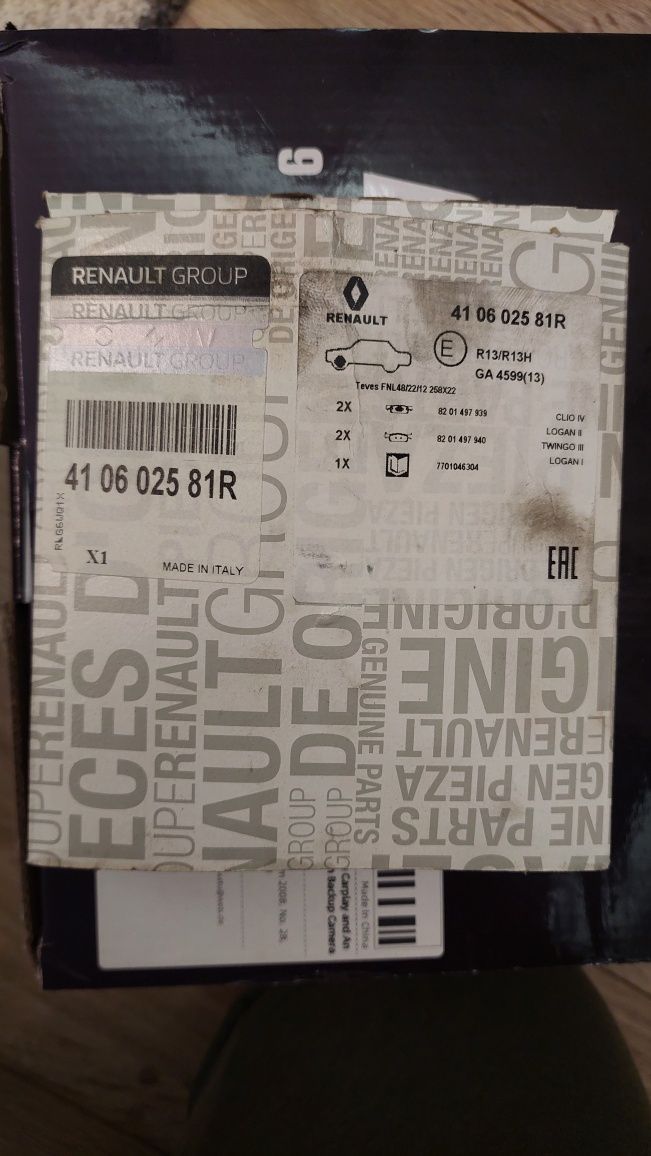 Discuri si placute frana oem Dacia Renault