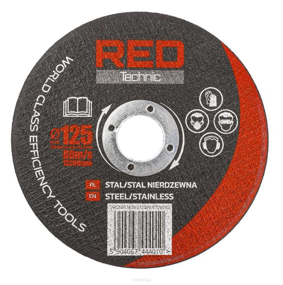 Disc debitat metal 125mm , set 50buc , Redtechnic RTTDM0102 1.9lei/buc