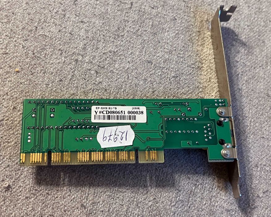 Placa retea PCI EP-320X Realtek RTL8139D pentru PC retro colectionari