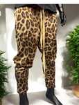 Pantaloni Casual/Elegant , Șnur Lung.Animal Print. Calitate premium!