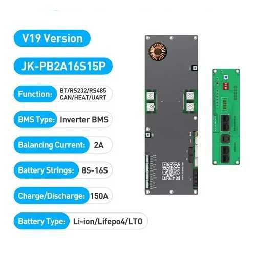 Egalizator JK BMS comunicatie CAN 485