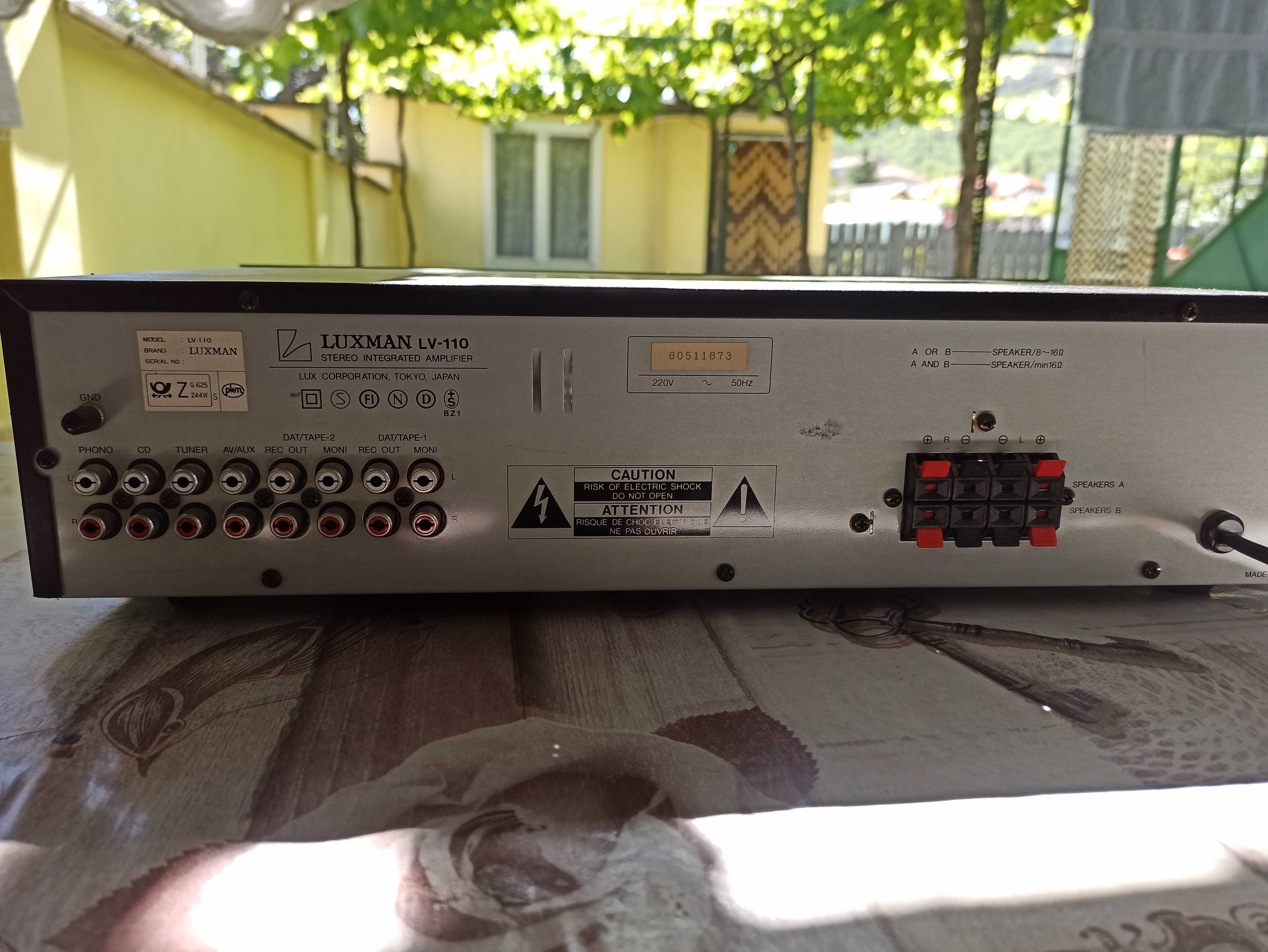 Stereo integrated amplifier lv-110 Luxman