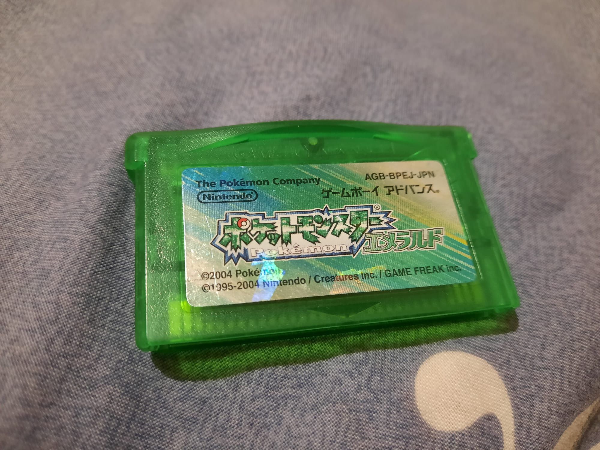 Pokemon Emerald Game Boy Advance JP japoneza