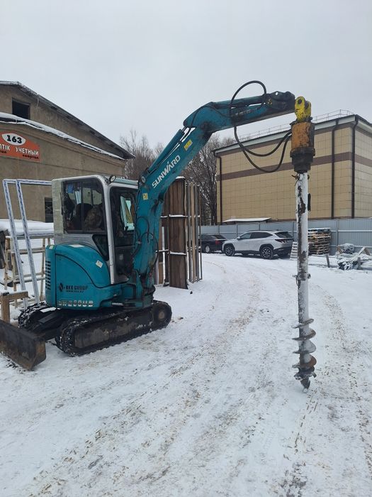 Услуги мини экскаватора гидромолота, экскаватора,  ямобур