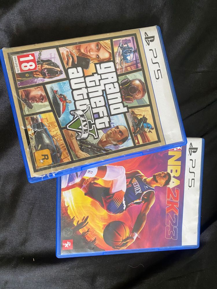 Продам диски  на пс 5 NBA 2K 23  и ГТА 5
