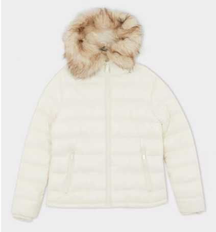 Geaca gluga cu garnitura de blana