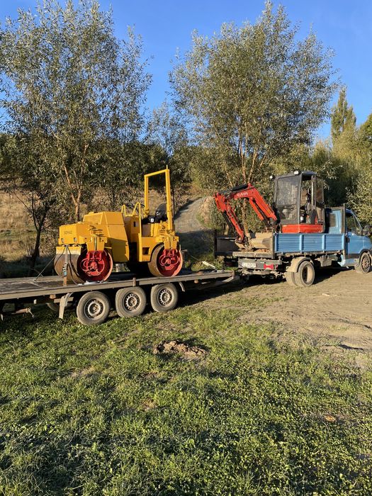 Inchiriez utilaje,excavator,dumper,cilindru,bobcat