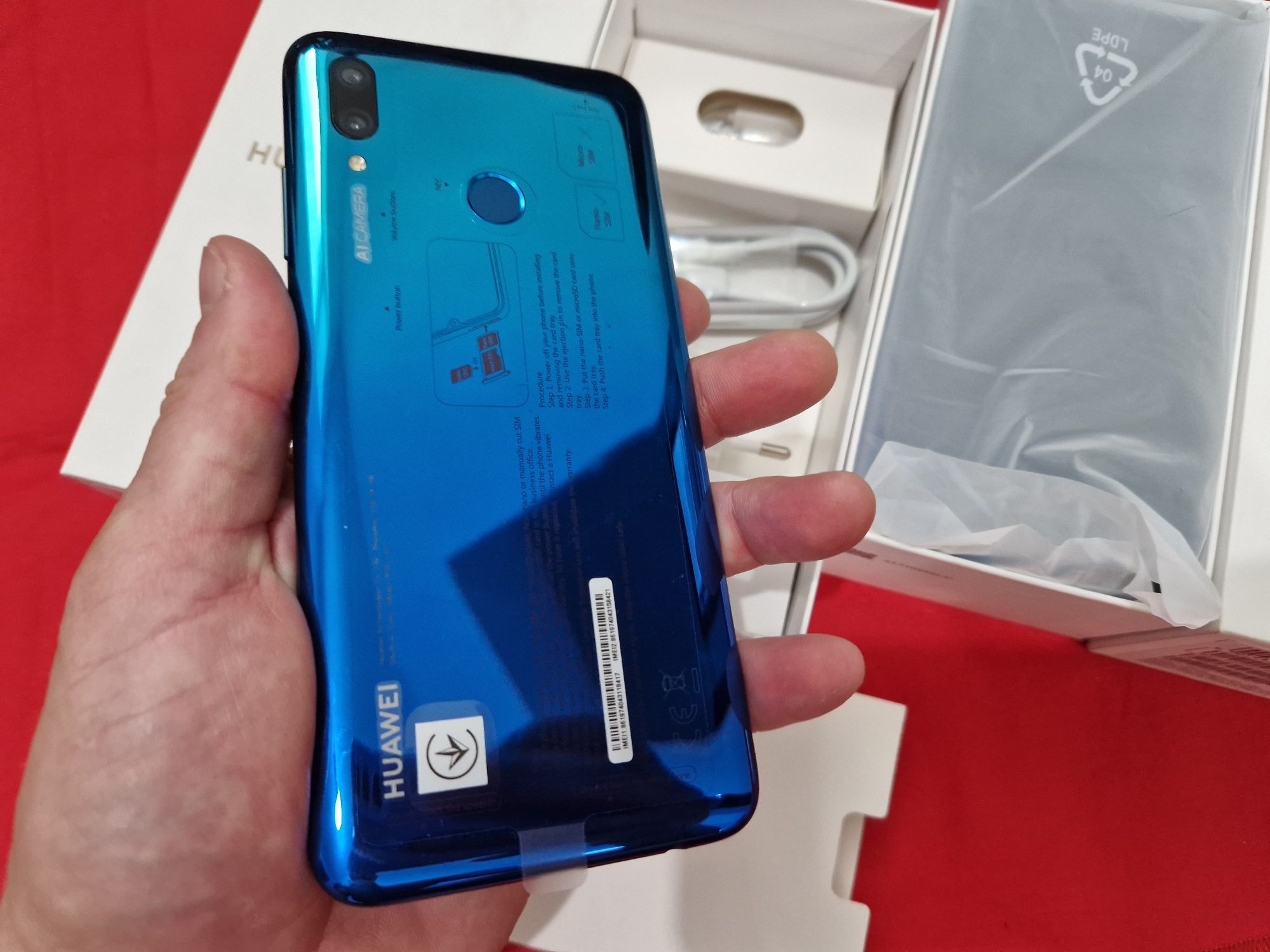 -Huawei P Smart 2019, Nou, Nefolosit, 64Gb, 4Ram, 0 cicluri incarcare,