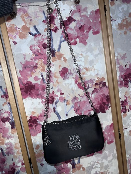 Черна чанта Bershka