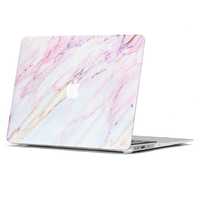 Carcasa + geanta protectie tastatura Macbook Pro 13'' A1502 A1425 roz