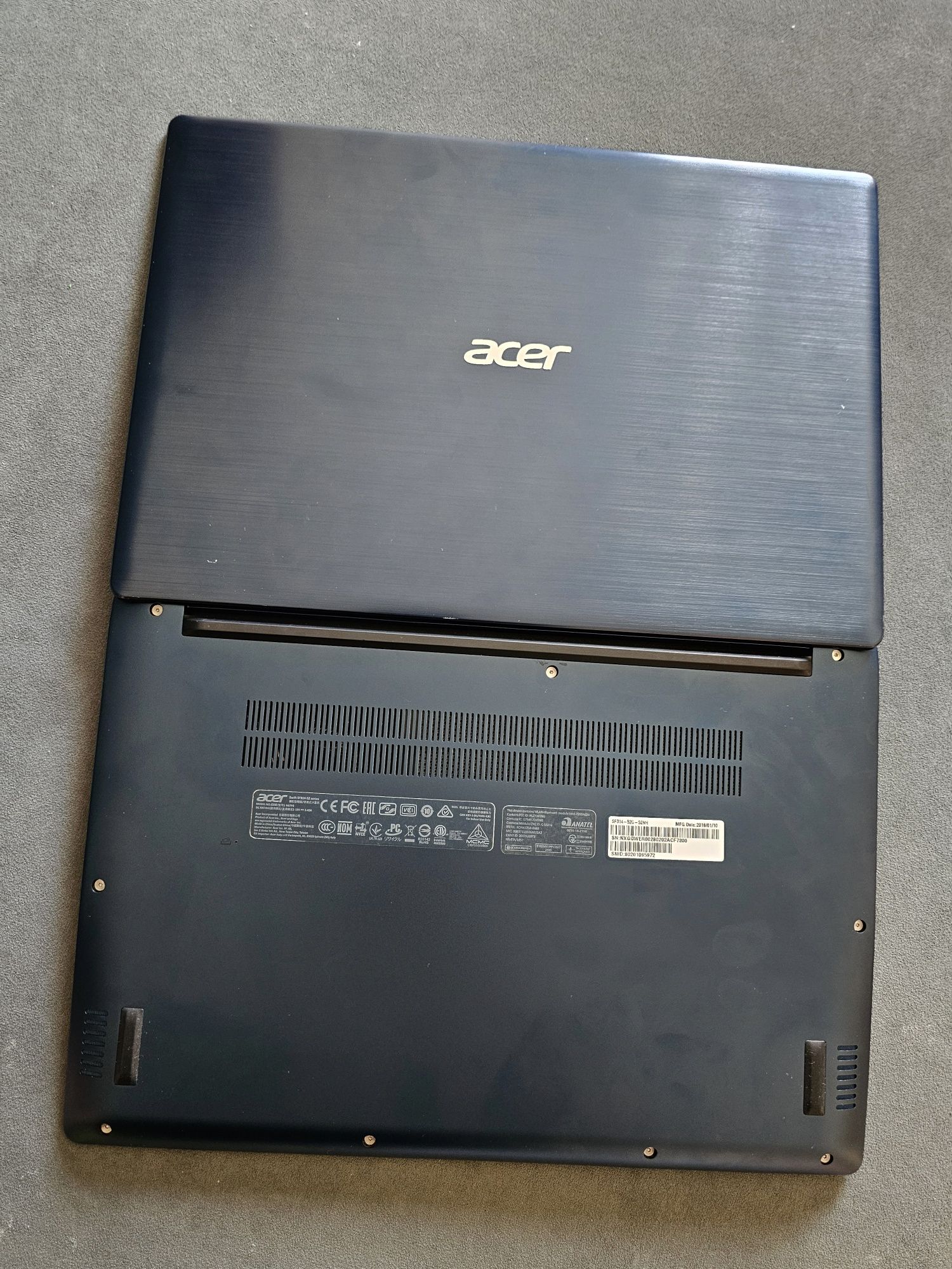 Acer Swift 3 Intel® Core™ i5-8250U / MX150 / 8 / 256