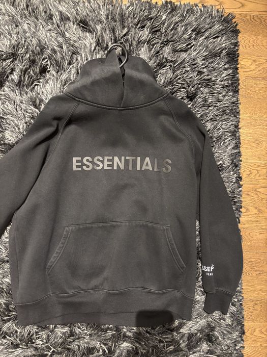 black Essentials hoodie