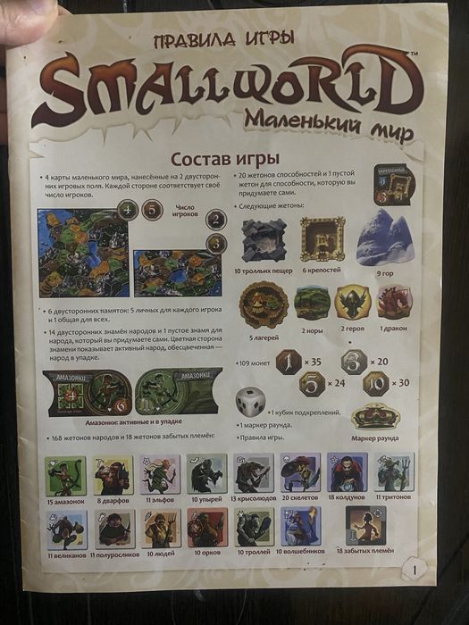 Настольная игра Small World