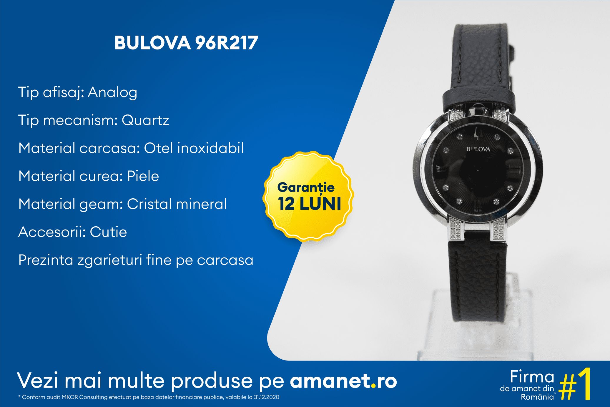 Ceas Bulova 96R217 - BSG Amanet & Exchange
