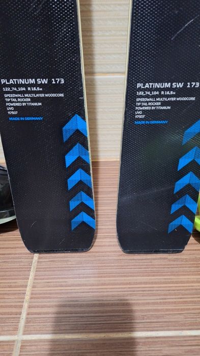 Schiuri volkl platinum sw UVO 173cm- clapari ski