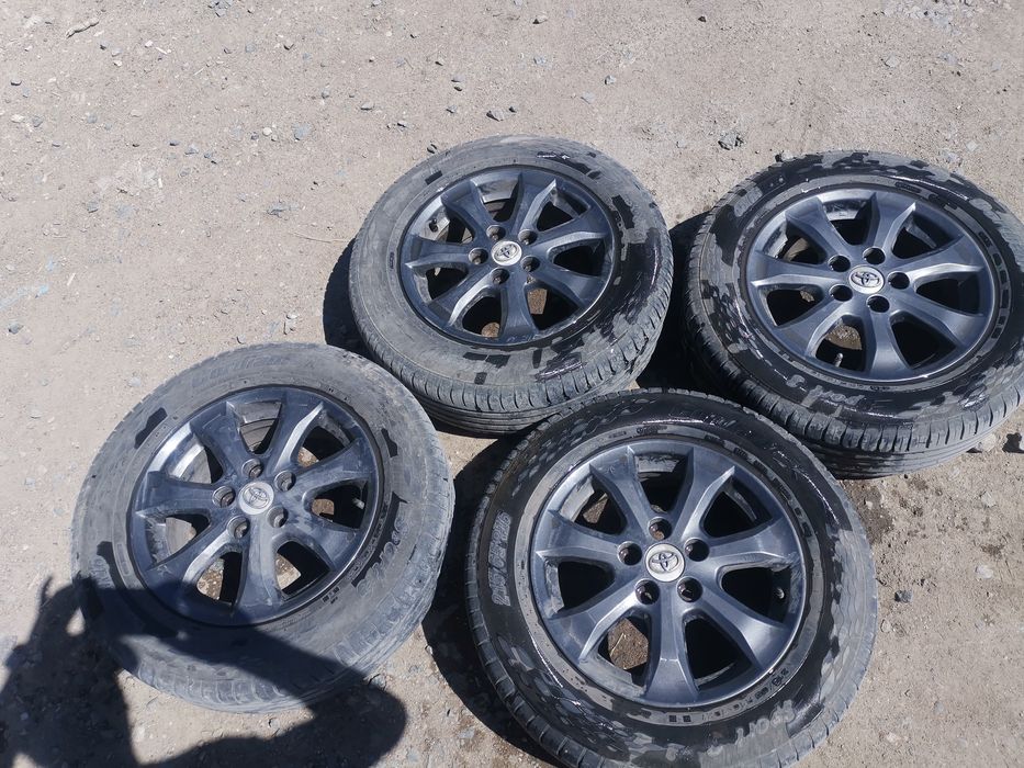 Продам диски резину колеса в сборе с дисками toyota cumry r16