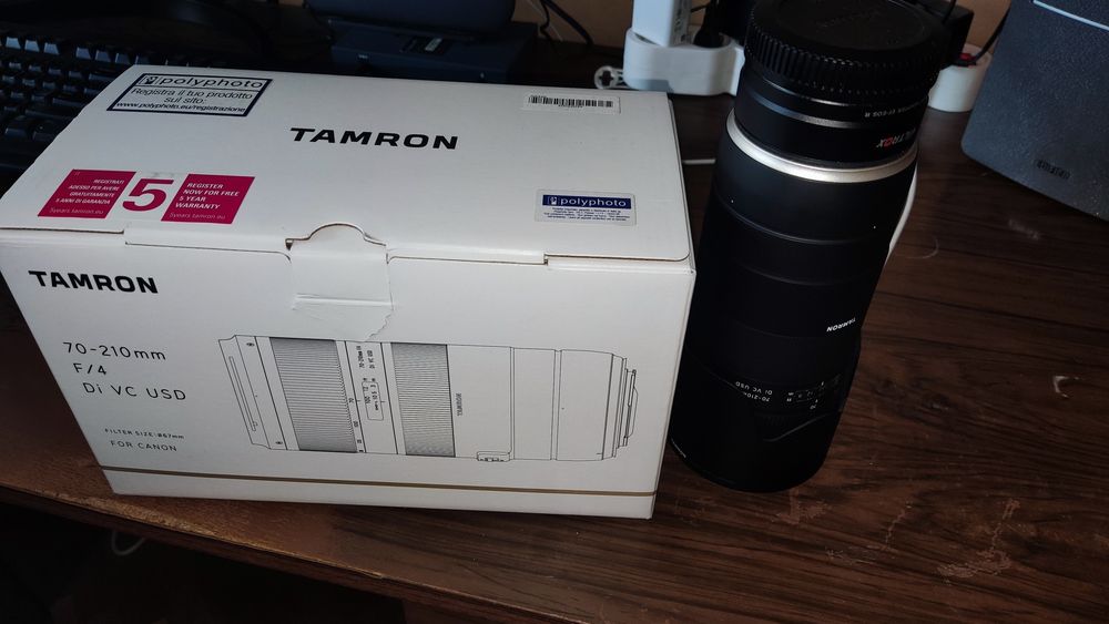 Продавам Tamron 70 - 210mm f / 4 di vc usd G2 за Canon
