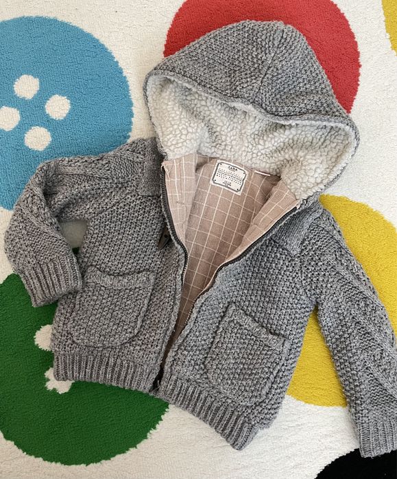Zara топла бебешка жилетка