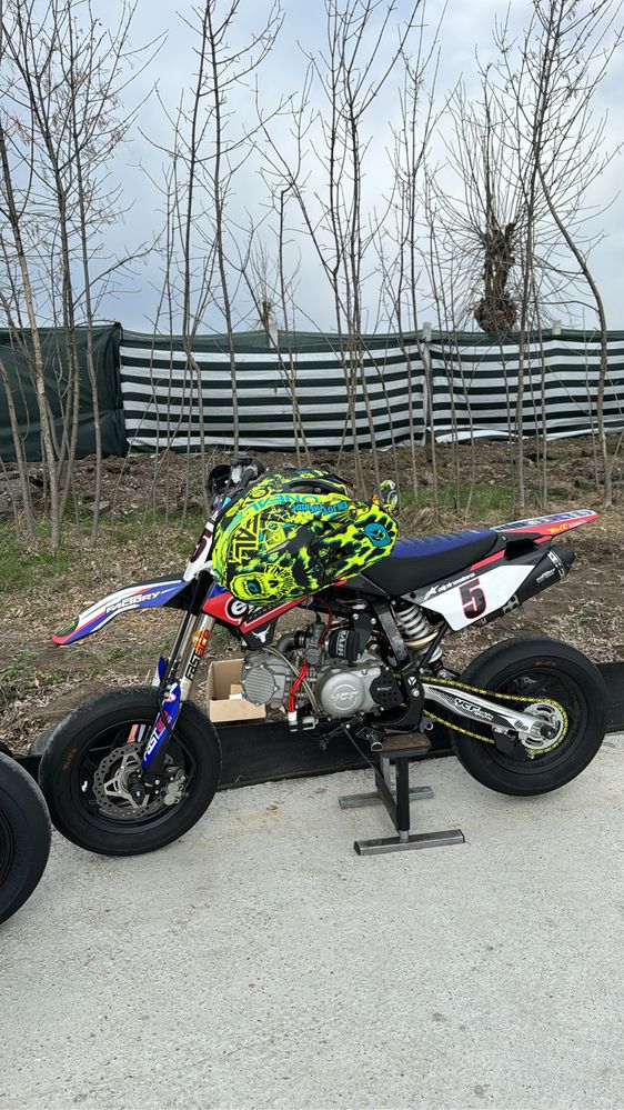 Pit bike ycf 155, pista, anvelope noi, revizie facuta