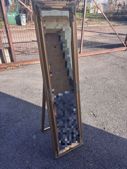 Огледало с античен акцент - златно 40/160