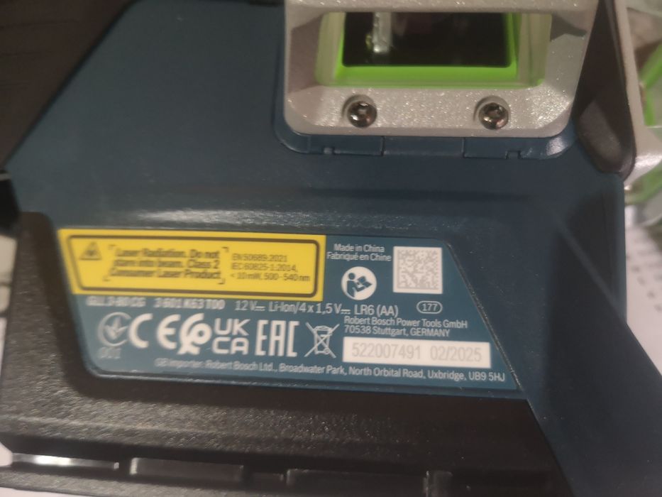 Nivela laser Bosch GLL 3-80 CG Nou 2025 ca și Hilti Dewalt Makita