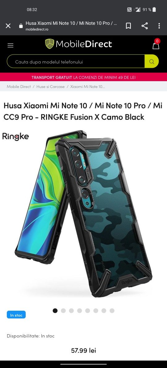 Husa Xiaomi mi note 10/pro