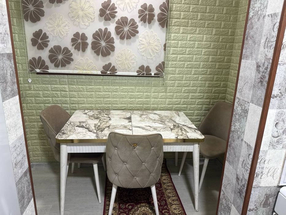 2× комнатная квартира с ремонтом и мебелью и техникой 26500$ 4-этаж