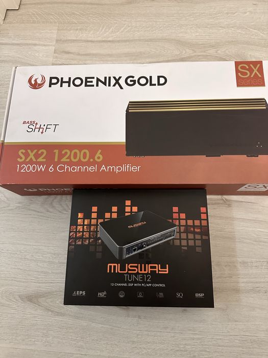 Vand procesor de sunet Musway Tune 12  si amplificator PheonixGold