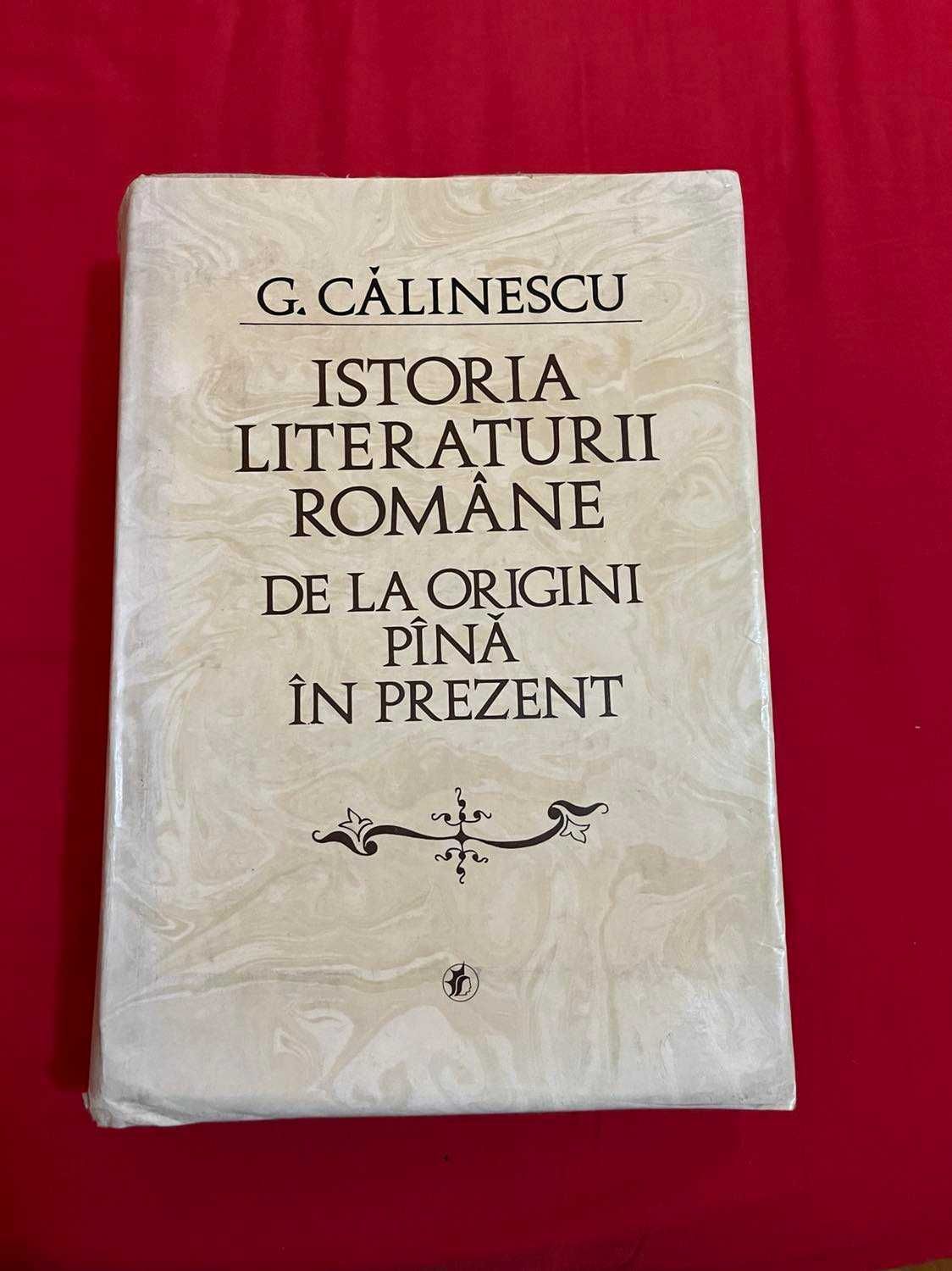 G. Calinescu Istoria Literaturii Romane de la Origini Pina in Prezent