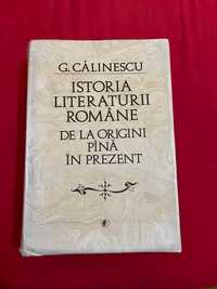 G. Calinescu Istoria Literaturii Romane de la Origini Pina in Prezent