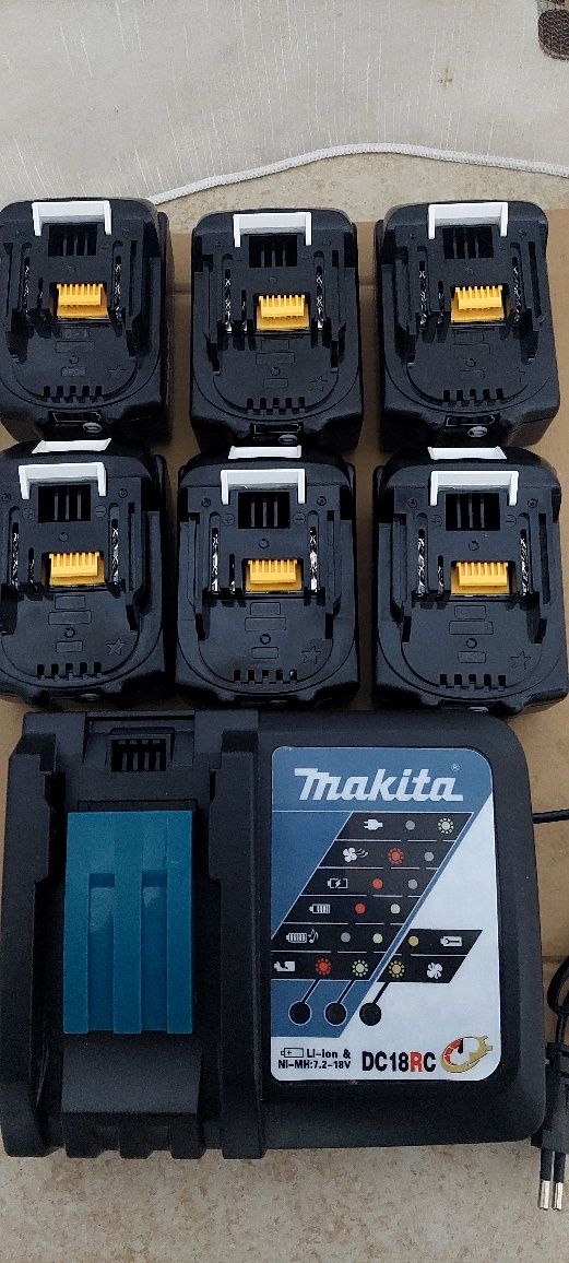 Acumulatori compatibili ptr scule  MAKITA 18 V, 5 Amp,6 Amp și 9 Am