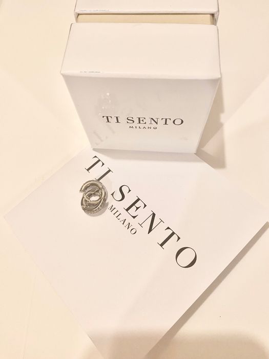 Дамски сребърни обеци TI SENTO