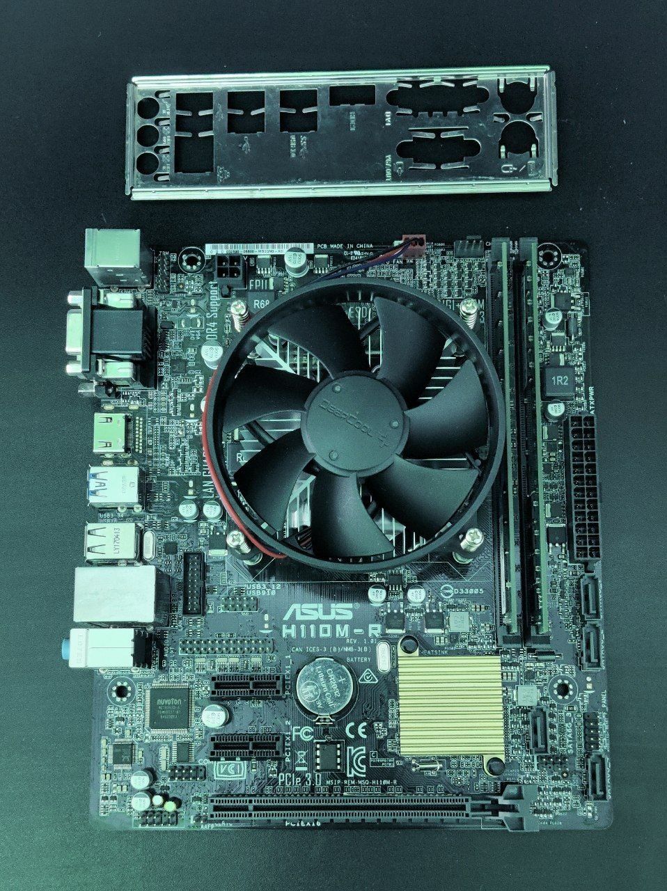 Комплект: ASUS PRIME H110M-R + Intel G4560 + 8GB DDR4 + кулер