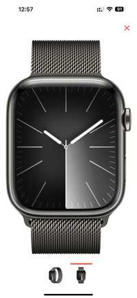 Смарт-часы Apple Watch Series 8 GPS 45мм графитовый-серый