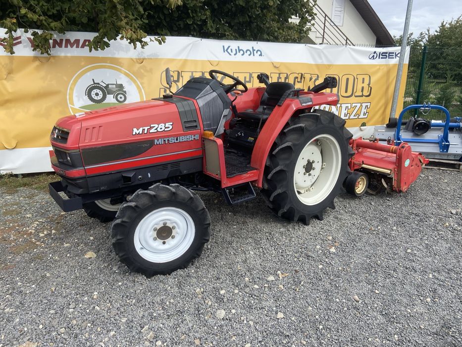Tractor japonez Mitsubishi MT285, 4x4, 28cp, 4 pistoane + freza