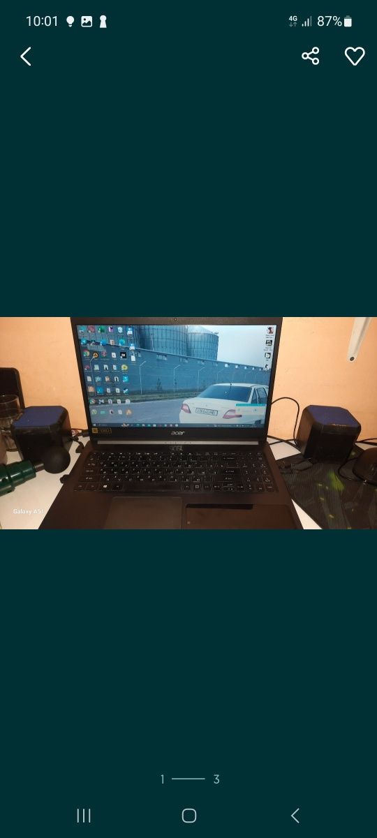 Notebook Acer sotiladi