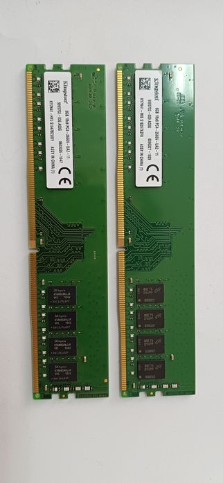2x8 GB DDR4 2666 Mhz Kingston Dual Channel