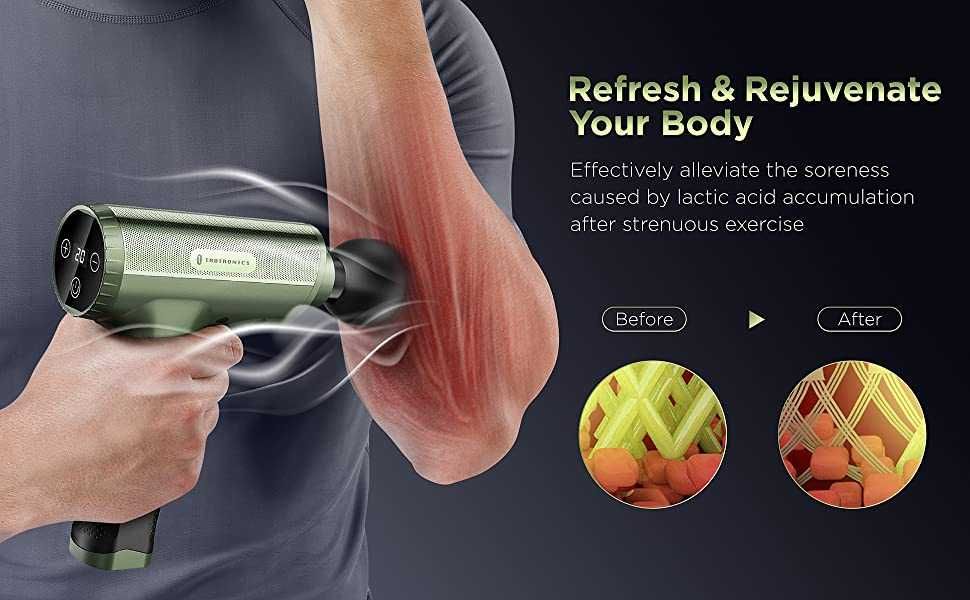 TaoTronics Muscle Massage Gun вибрационен масажен пистолет