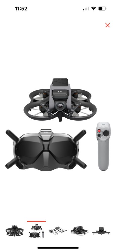 Dji AVATA fly smart combo (со всеми комплектующими)