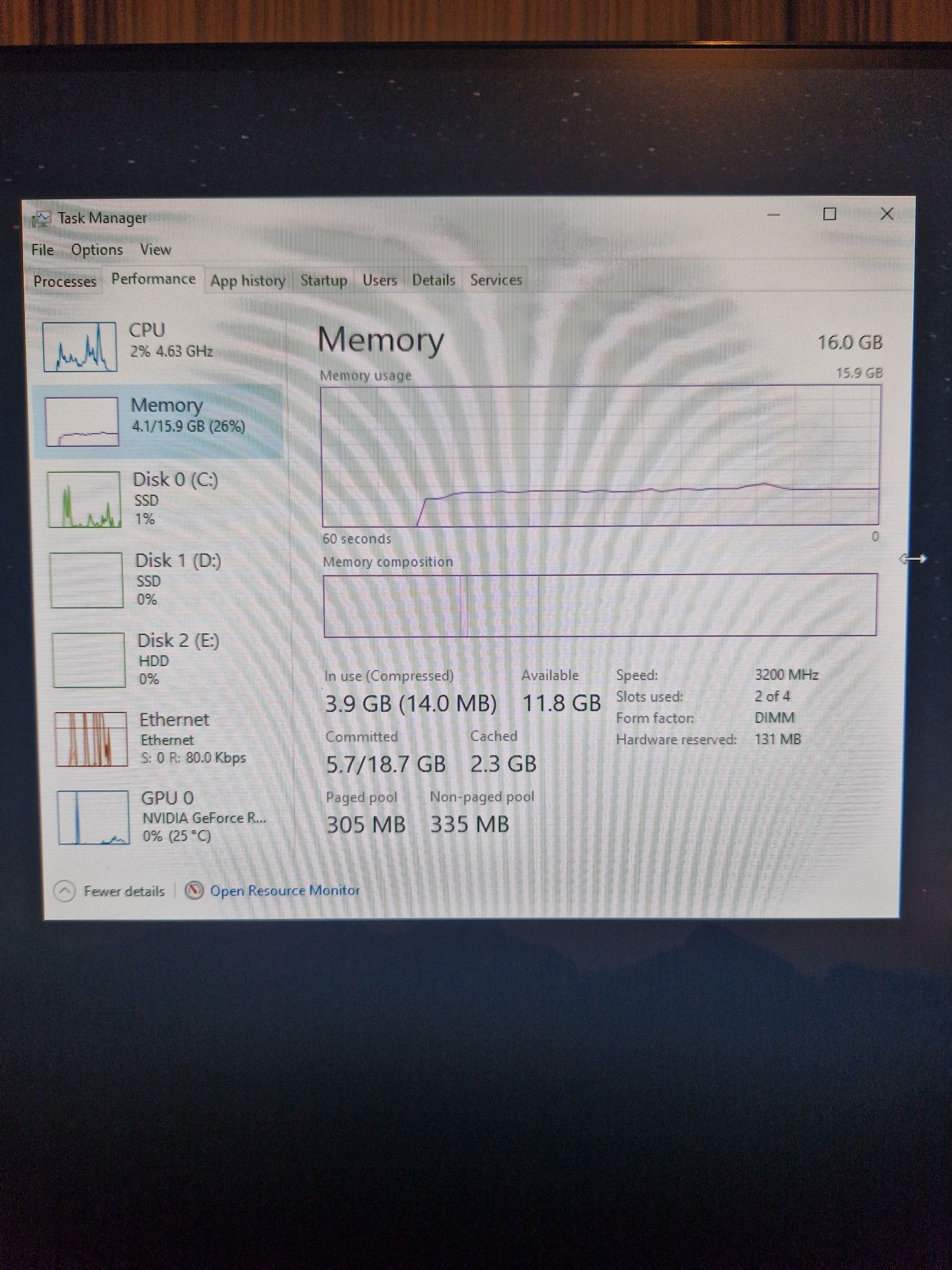 PC i5-11600k GeForce RTX 4060 Ti