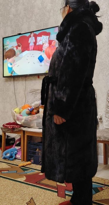 Натуральная норковая шуба